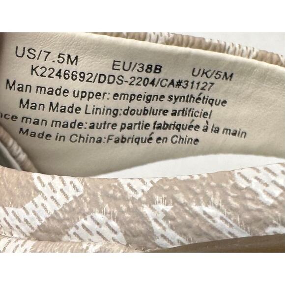 DKNY Women's Diva Asymmetrical Slingback Stiletto Sandals Heels Hemp Size 7.5 - Picture 10 of 11